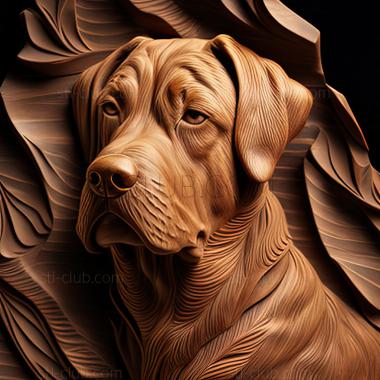 3D model st Tazy dog breed dog (STL)